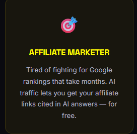Affiliate marketers